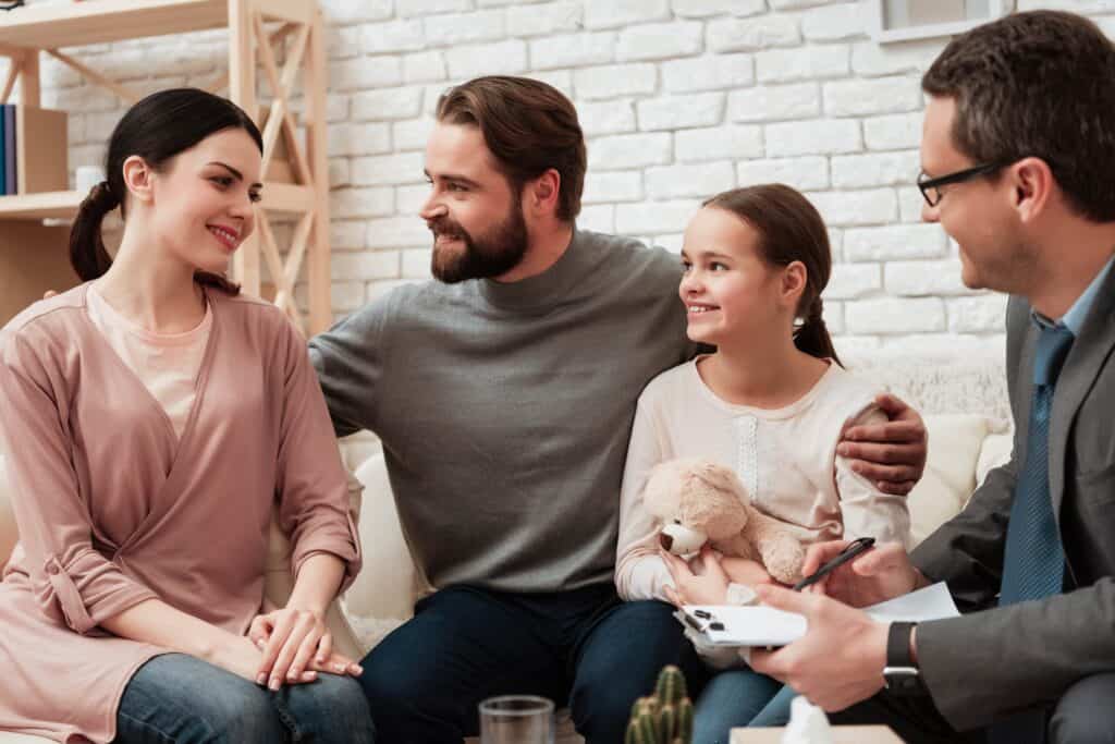 A family comes together during first responder counseling boca raton