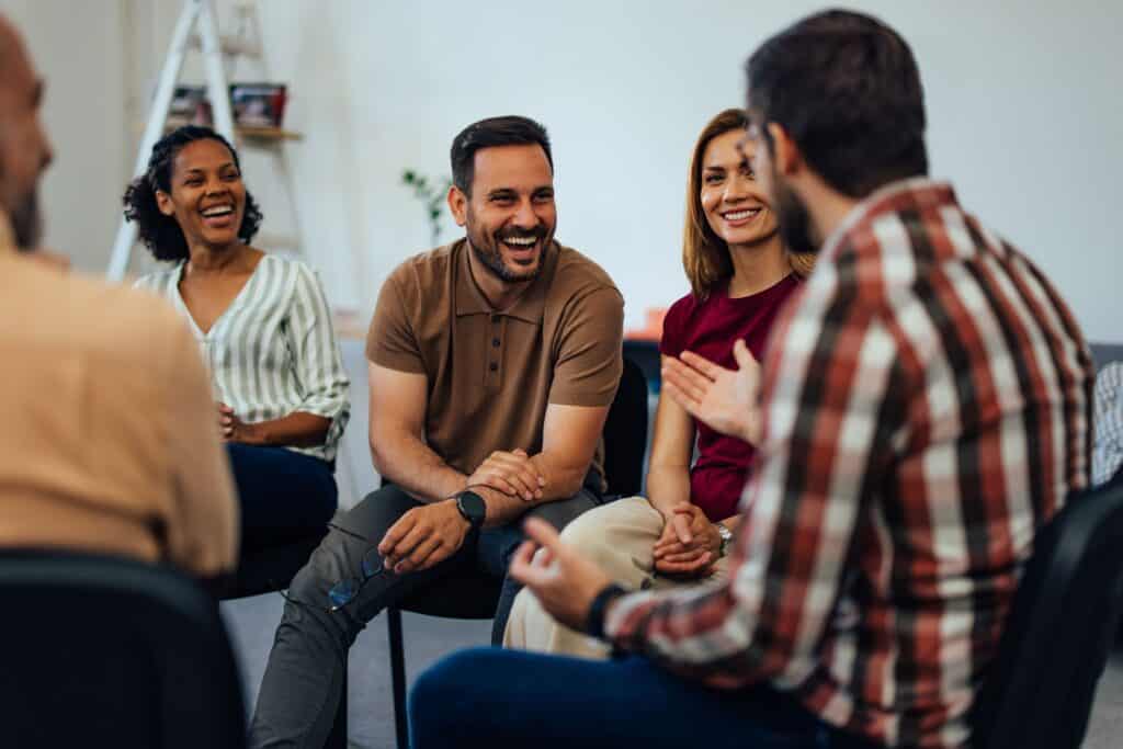 A group enjoys addiction counseling boca raton