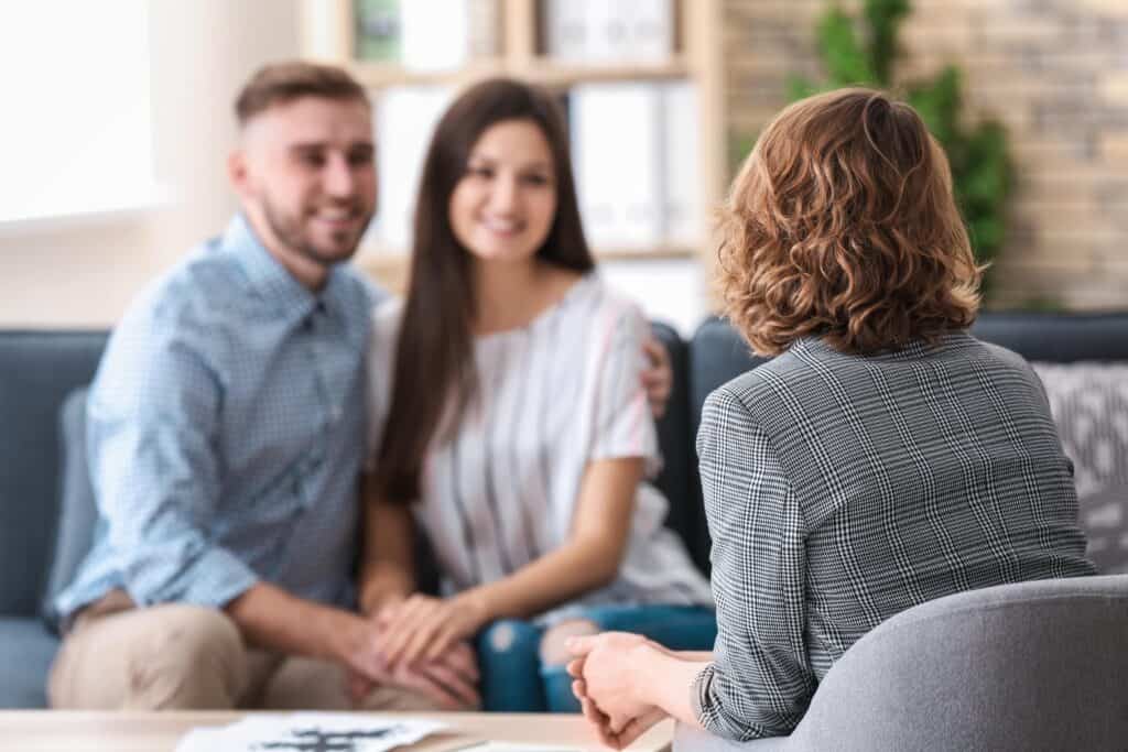 Parents enjoy talking to a counselor 